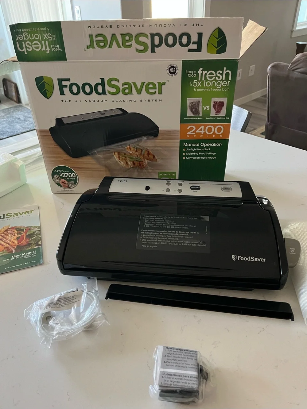 FoodSaver 2400 Series Vacuum Sealer - Black